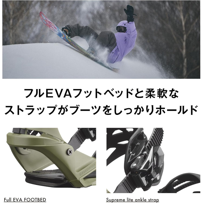 Кріплення для сноуборду Salomon Rhythm White AI22, білий