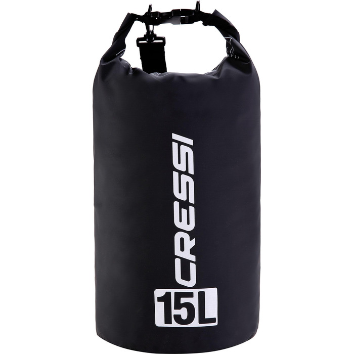 Сумка Cressi Premium Waterproof для дорослих (Чорний, 15 LT, без блискавки)
