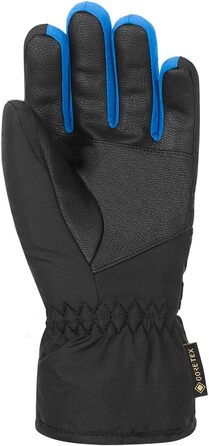 Дитячі гірськолижні рукавички Reusch Gore-TEX, водонепроникні та дихаючі, чорний/синій, розмір 6.5