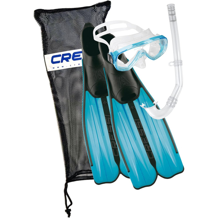 Набір для дайвінгу Cressi Rondinella унісекс з сумкою, ласти 33W x 34L