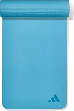 Йога-килимок adidas Premium Yogamatte 5 мм, протиковзкий мат для йоги та пілатеса, без ПВХ (Preloved Blue)