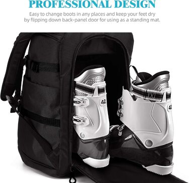 Чохол для лижних/сноубордистських черевиків TurnWay, універсальний, чорний