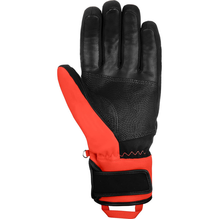 Чоловічі лижні рукавички Reusch Worldcup Warrior R-Tex XT, теплі, водонепроникні, мембрана, дихаючі, чорні/червоні, розмір 10.5