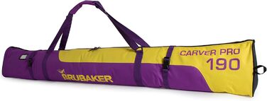 BRUBAKER Carver Pro Limited Edition – м'яка чохол-баул для лиж та палиць, 170/190 см, з ущільненням