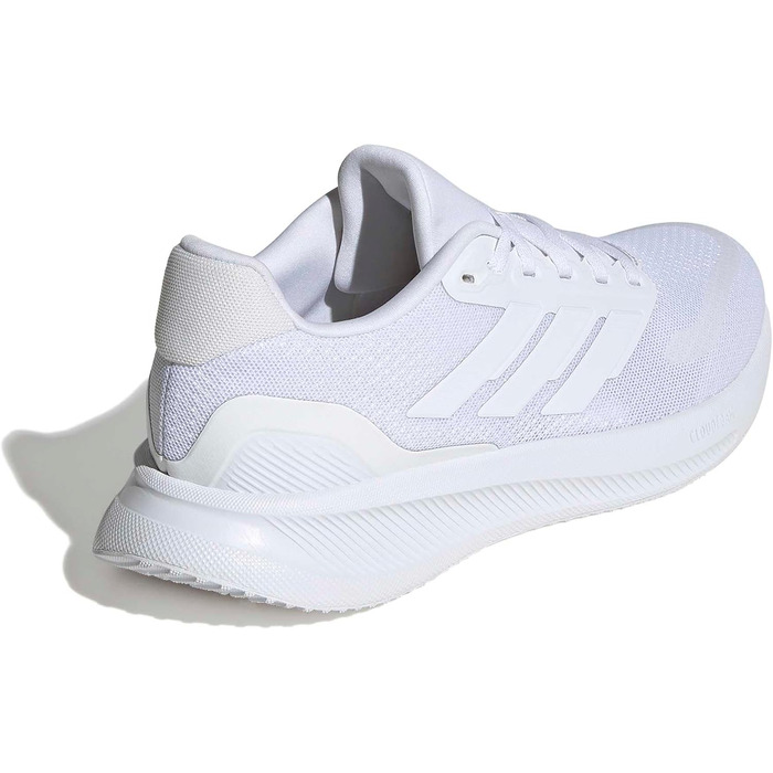 Жіночі кросівки для бігу adidas Runfalcon 5 Cloud White — білі, з амортизацією Cloudfoam та дихаючою сіткою, розмір 39 1/3 EU