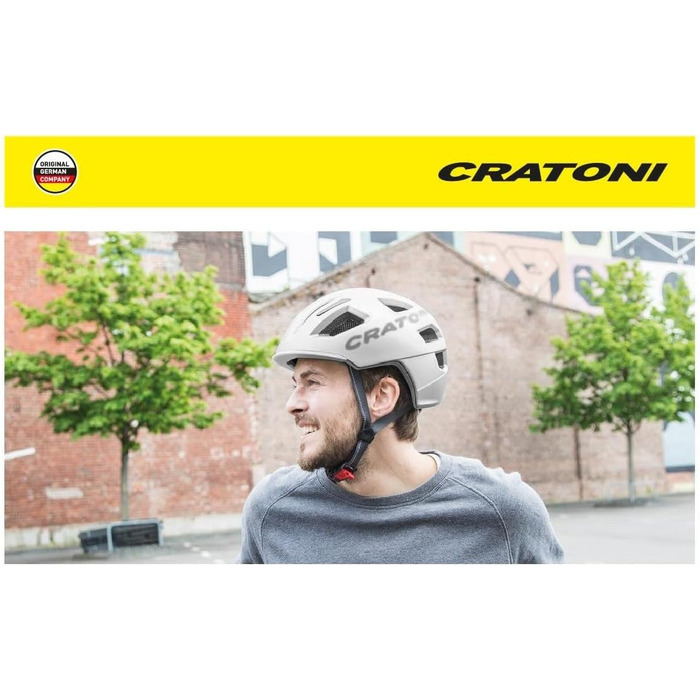 Унісекс велосипедний шолом Cratoni C-Pure, матовий чорний, розмір M