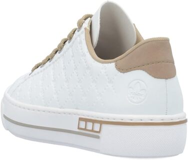 Кросівки жіночі Rieker L88W2 білі, низькі, 39 EU - зручне взуття для міста