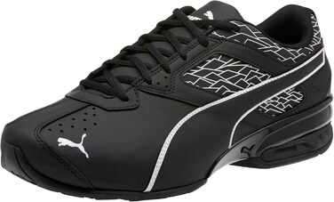Кросівки чоловічі PUMA Tazon 6 Fraktur, чорні, розмір 40.5 EU (широка колодка)