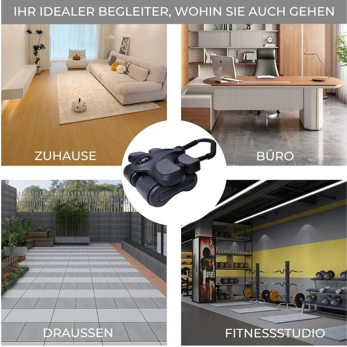 Ролер для пресу (ролер для живота) - тренажер для дому для чоловіків та жінок. Ролер для пресу, фітнес-обладнання для дому.