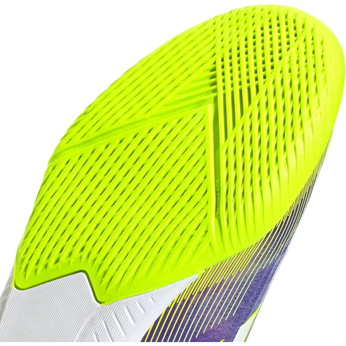 Дитячі футбольні бутси adidas F50 League Indoor для залу, розмір 38 EU, фіолетовий, білий, лимонний