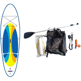 Надувна SUP дошка Compass Set 305x81x15 см з насосом, веслом, сумкою, ременем на ногу та ремкомплектом, до 125 кг