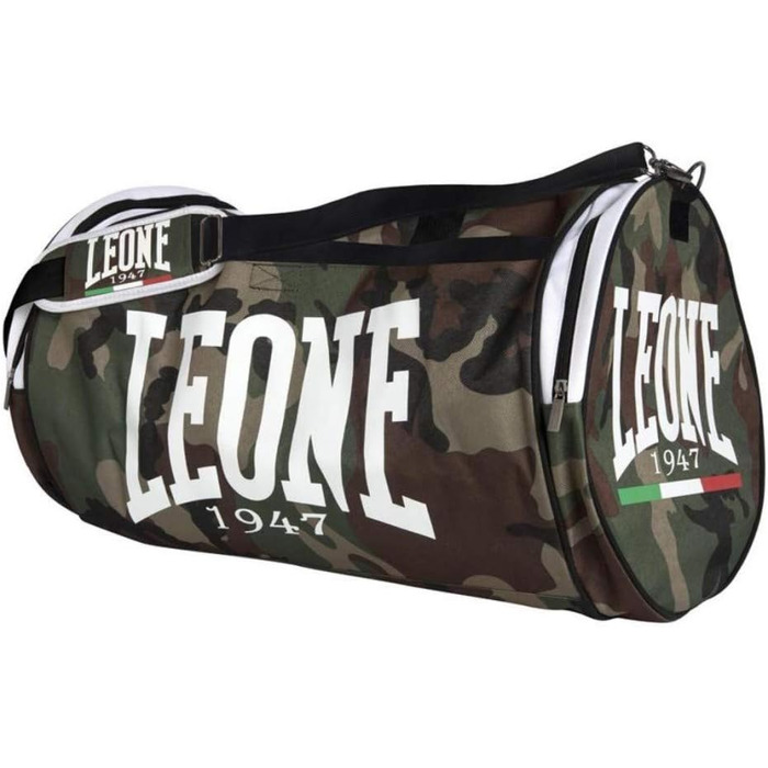 Спортивна сумка LEONE 1947 камуфляжна, унісекс, зелена, універсальний розмір