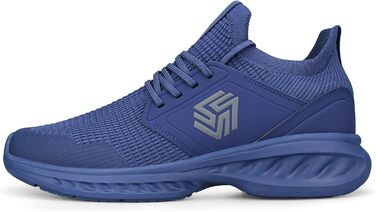 Чоловічі кросівки для ходьби та бігу Slip-On, не слизькі, дихаючі, легкі, для залу, темно-синій (41 EU)