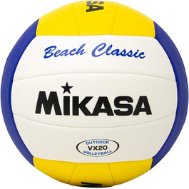 Волейбольний м'яч Mikasa VX20 Beach-Klassiker, білий, для пляжу