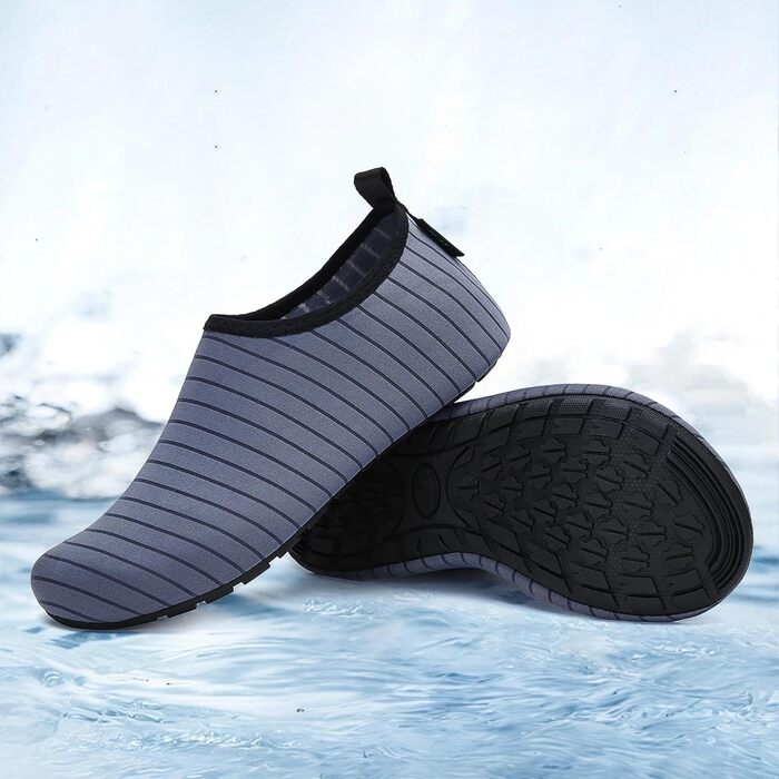 Шкарпетки для плавання SAGUARO Unisex, Швидка сушка, для чоловіків та жінок, розмір 36-47 (36/37 EU), колір: сірий