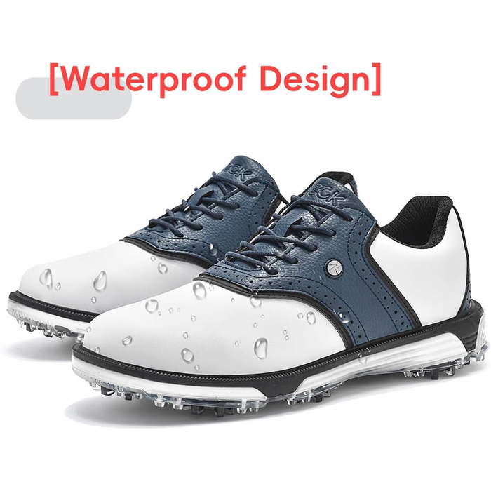 Гольф-взуття чоловіче ULTIANT, водонепроникне, без шипів, класичне, зручне, синього кольору, 46 EU