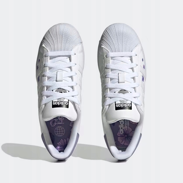 Кросівки Adidas зі штучної шкіри, білі, розмір 36