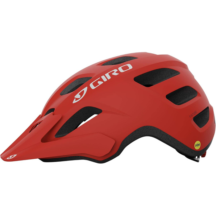 Велошолом Giro Fixture MIPS Matte Trim червоний