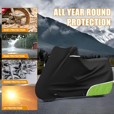 Водонепроникний чохол для мотоцикла 420D Oxford для Kawasaki Z650 Z900 Z1000 Z750 ER6N Z800 (без багажника)