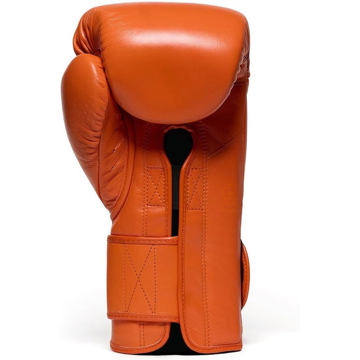 Боксерські рукавички Flow Challenge з натуральної шкіри для спарингу та тренувань, Муай Тай, кікбоксинг, ММА, бойові мистецтва, чоловічі та жіночі (Помаранчеві, 12 oz)
