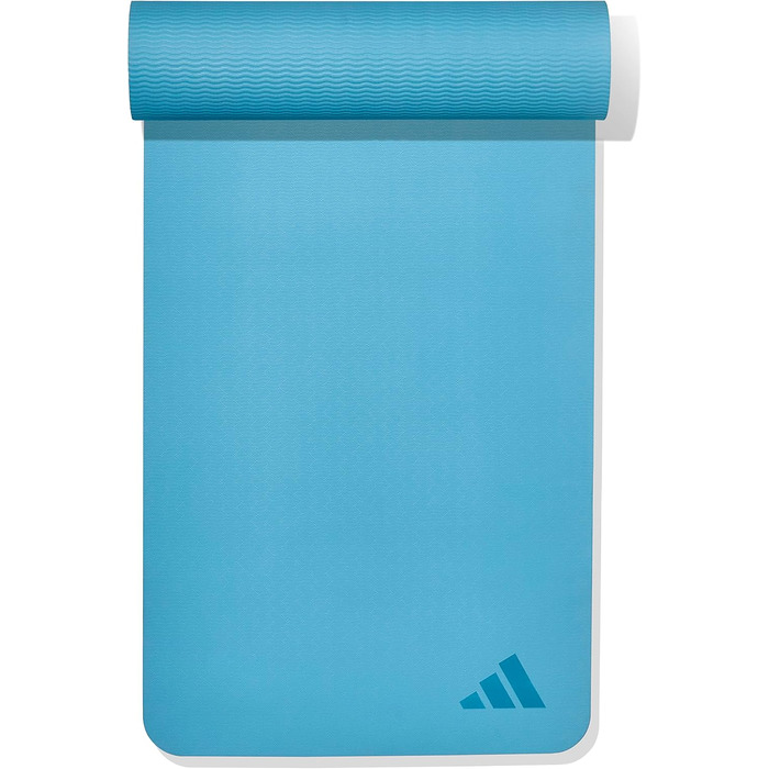 Йога-килимок adidas Premium Yogamatte 5 мм, протиковзкий мат для йоги та пілатеса, без ПВХ (Preloved Blue)