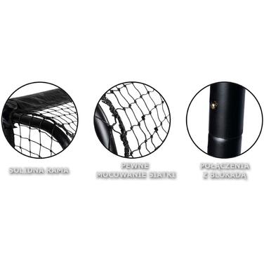 Футбольні ворота ENERO PRO (300 x 200 x 120 см)