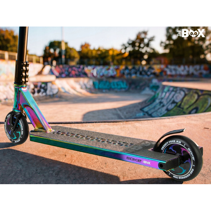 Трюковий самокат SOKE BOX kameleon SCS ABEC-9 HOLLOW CORE 110