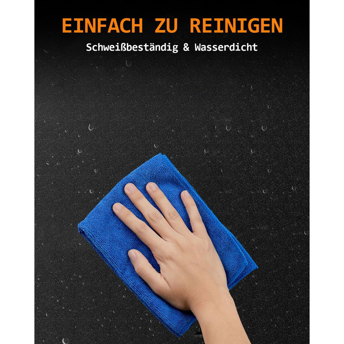 Захисний килимок під бігову доріжку та тренажери, шумопоглинаюча підкладка для підлоги (килим, ламінат), 183 x 81 x 0.6 см