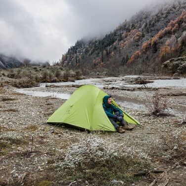 Намет Naturehike Cloud Up 2 - Ultraleicht, 2 особи, 3-4 сезон, водонепроникний, для кемпінгу та трекінгу (світло-зелений)