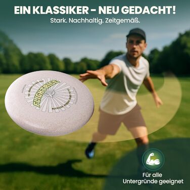 Фрісбі 175г Profi – професійний літаючий диск для дітей та дорослих, пляжний фрісбі-кільце, Ultimate Flying Disc (Rice)