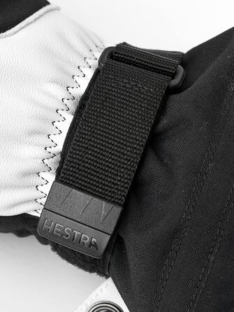 Лижні рукавички HESTRA Henrik Pro Model, шкіряні, короткі, хакі/білий, розмір 10