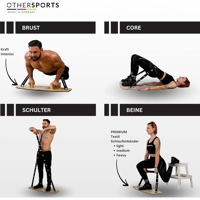 Дошка для віджимань OTHERSPORTS Pro, дерев'яна, для тренування грудних м'язів, без аксесуарів, оригінал