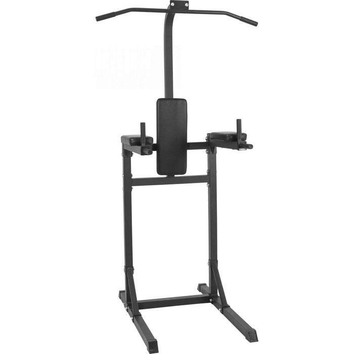 GORILLA SPORTS® Power Tower – багатофункціональний турнік, бруси, станція для підтягувань та віджимань, домашня силова станція, фітнес-тренажер для дому, чорний/білий