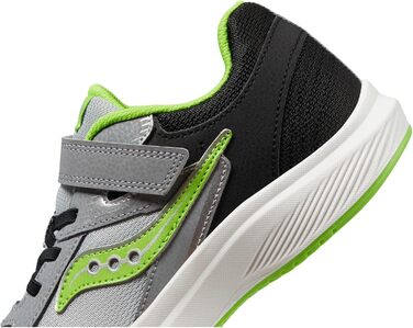 Дитячі кросівки Saucony Cohesion KDZ A/C (Маленькі та Великі розміри) 27 EU, Чорний, Сірий, Зелений