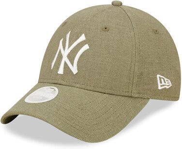 Кепка New Era New York Yankees 9Forty Adjustable Linen Stone White для жінок