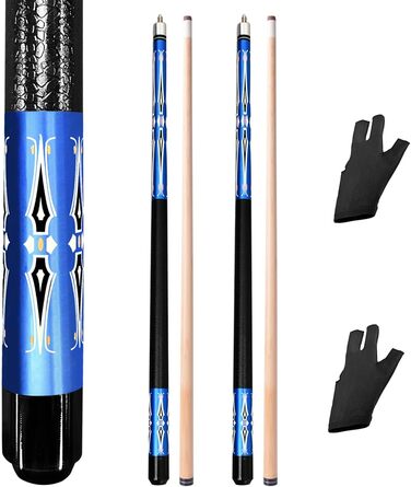 RAYNA GAMES: Більярдний кий для професійних гравців - якісний набір з канадського ахового дерева, з нержавіючою сталею, 58 дюймів, для дорослих