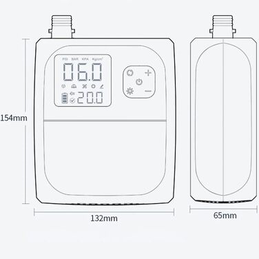 Електричний надувний насос 8000mAh з акумулятором для SUP, матраців, човнів, басейнів та іграшок у воді