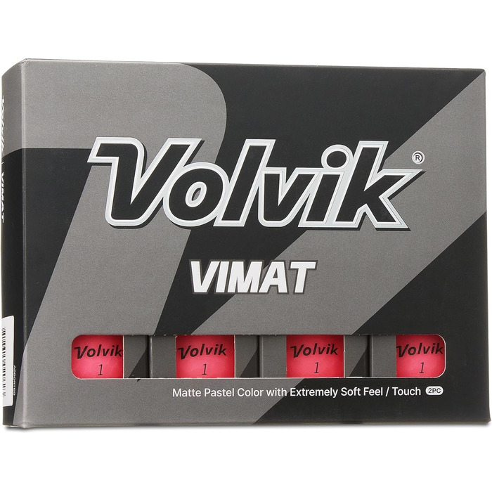 Гольфбол Volvik Vimat, яскравий, для гольфу