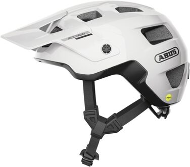 Велошолом ABUS MoDrop MIPS для MTB, білий, розмір M (54-58 см), захист від ударів, універсальний