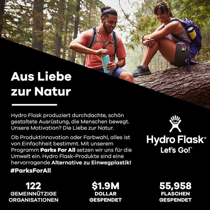 Термобутилка HYDRO FLASK 621 мл з нержавіючої сталі, ізольована спортивна пляшка з герметичною кришкою Flex Cap, стандартна шийка, Pineapple, придатна для миття в посудомийній машині
