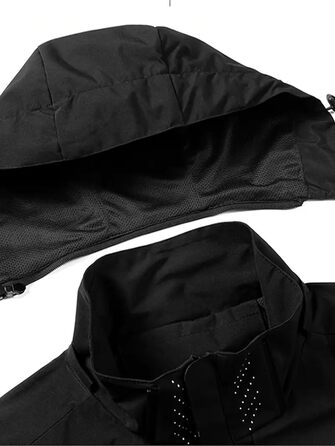 Чоловіча куртка: водонепроникна вітрозахисна софтшел куртка Boberjack з камуфляжного матеріалу (XL, 6292, чорний)