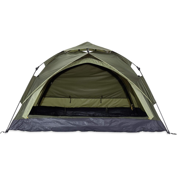 Намет Lumaland Camping - легкий намет Pop Up для 2-4 особи | Іглу-намет для кемпінгу, трекінгу та фестивалів | Водостійкий намет 210x190x110cm | Захист від вітру та сонця