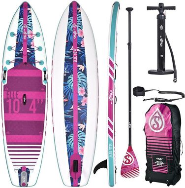 Дошка для сап-серфінгу SKIFFO Elle 10’4” надувна, 315x79 см, з веслом та насосом