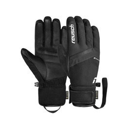 Гірськолижні рукавички Reusch Gore-TEX унісекс, чорно-білі, Softshell, розмір 8.5