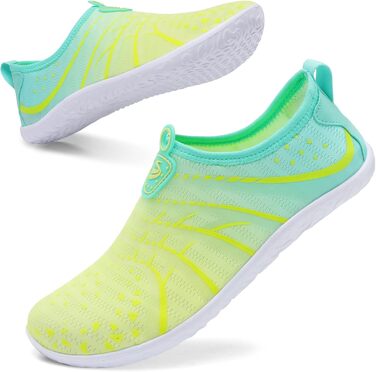 Водні шкарпетки Spesoul для жінок та чоловіків: дихаючі, швидковисихаючі, м'які, для хаду, піших прогулянок, плавання, пляжу, серфінгу, йоги, спорту (39/40.5 EU, Jiao Blgreen)