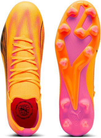 Кросівки футбольні PUMA Ultra Match Fg/Ag (46 EU, Sun Stream Puma Black Sunset Glow)