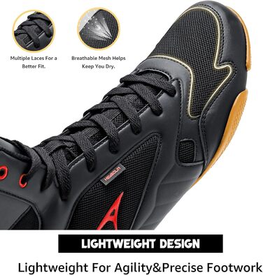 Чоловічі шкарпетки-взуття ASHION для хайкінгу та трейлраннінгу, зимові, водонепроникні, чорно-червоні (42.5 EU)