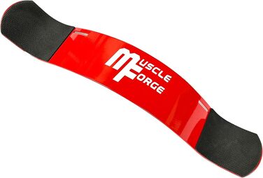 MuscleForge Біцепс-тренажер Arm Blaster, ізолятор для біцепса та м'язів рук, біцепс-бластер для бодібілдингу та силових тренувань, червоний