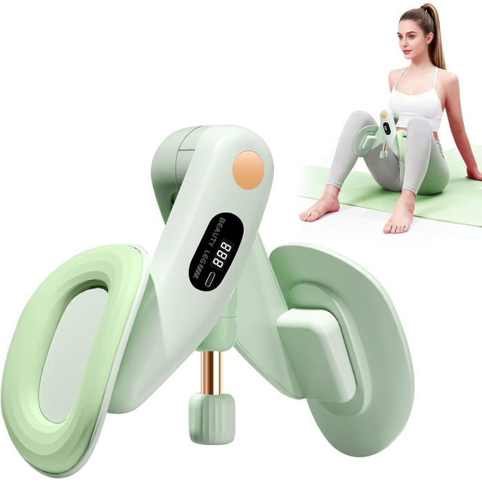 Тренування тазового дна для жінок: пристрій для зміцнення м'язів, регулювання ваги 7-16 кг, фітнес для дому, зелений