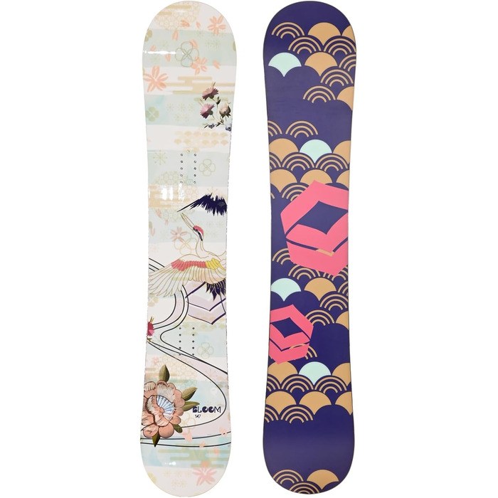 Сноуборд жіночий FTWO Bloom Multicolor 147 см з кріпленнями M - Розпродаж